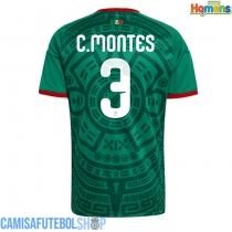 Camisa de time de futebol México Cesar Montes #3 Replicas 1º Equipamento Mundo 2026 Manga Curta